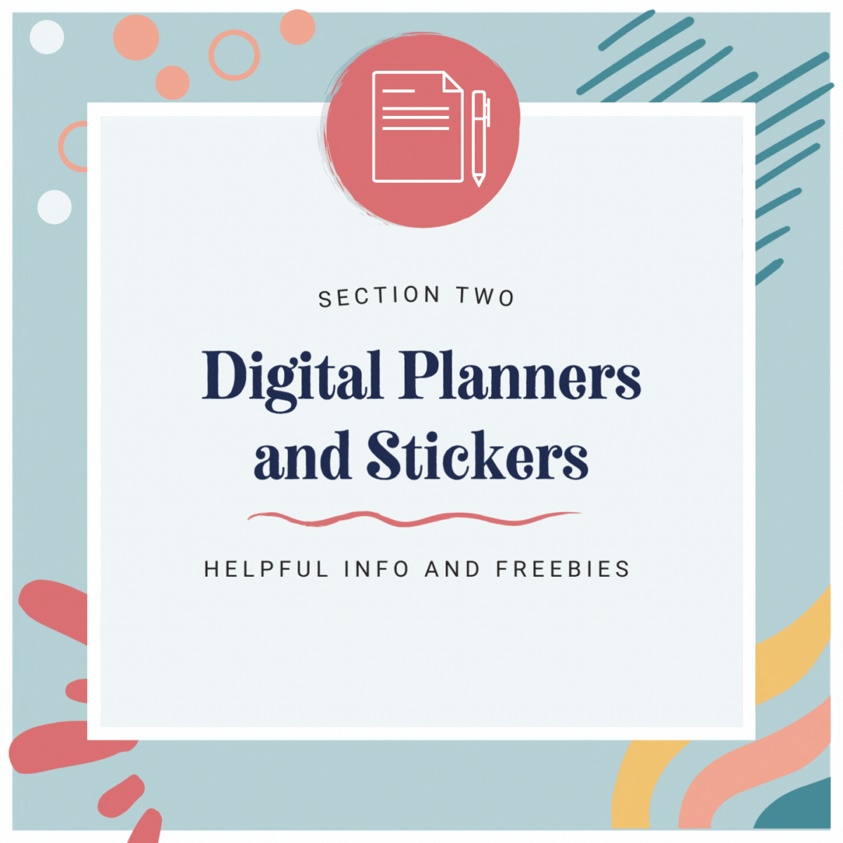 Digital Planners and Stickers