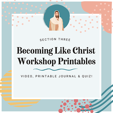 Developing Christlike Attributes