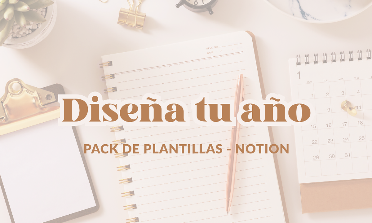Pack de Notion "Diseña tu año"